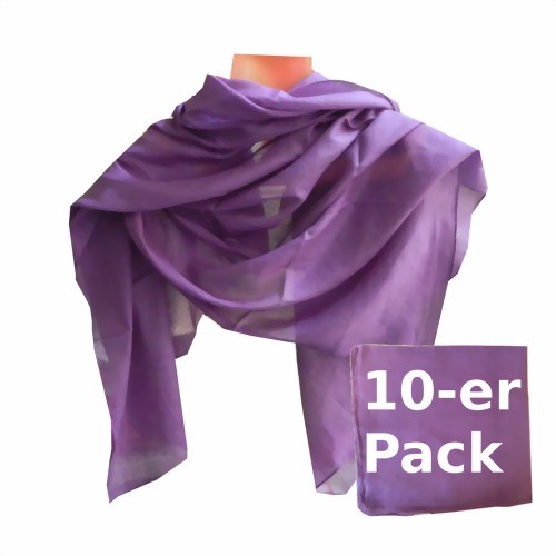 Bild von Tücher violett 10er Pack Baumwolle 