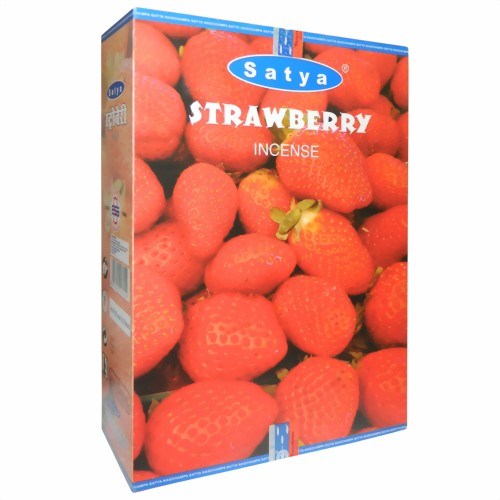 Bild von Satya Strawberry Räucherstäbchen 20g